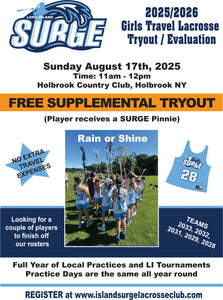 2025/2026 FREE Supplemental Registration — Girls